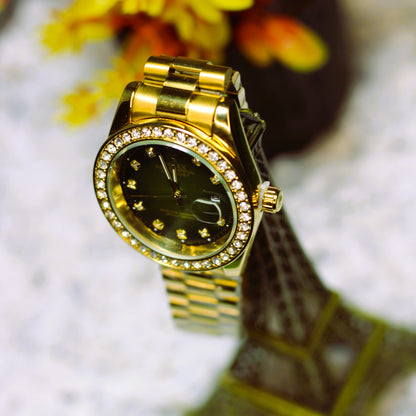 Diamond Studded With Date (Green)