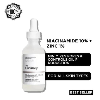 The Ordinary Serum Niacinamide 10% + Zinc 1% Original With Code Skin Care Proper Bazaar 