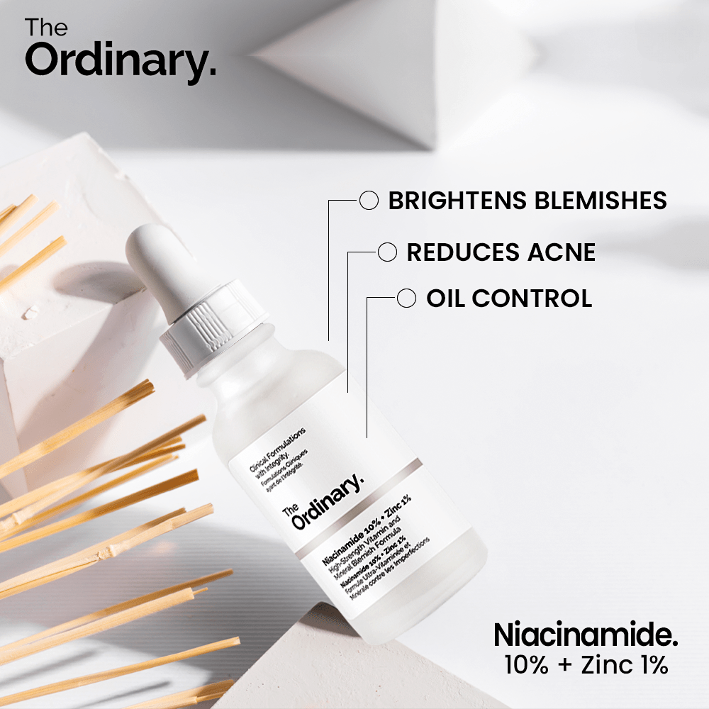 The Ordinary Serum Niacinamide 10% + Zinc 1% Original With Code Skin Care Proper Bazaar 